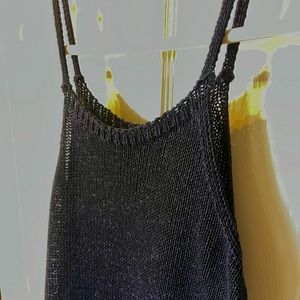 MANGO Deni Lined Sleeveless Midi Dress; Color: Navy; Size: Small